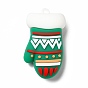 Christmas PVC Plastic Big Pendants, Gloves