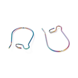 Stainless Steel Hoop Earrings Findings Kidney Ear Wires