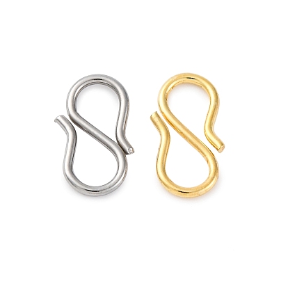 304 из нержавеющей стали S-крюк пряжки, для ожерелья, изготовление браслетов