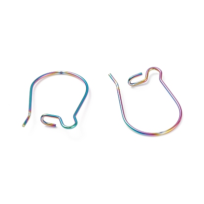 Stainless Steel Hoop Earrings Findings Kidney Ear Wires