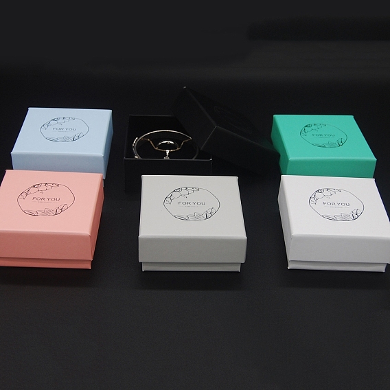 Коробки из крафт-бумаги, шкатулки, квадратный