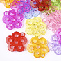 Transparent Acrylic Pendants, Flower
