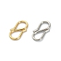 10Pcs 2 Colors 304 Stainless Steel S Hook Clasps