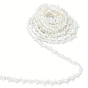 4Yards Polyester with Plastic Pearl Beaded Trim for DIY Sewing Craft