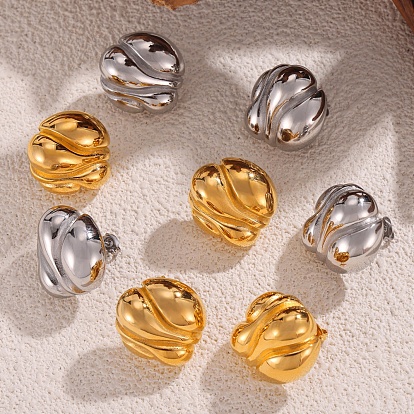 Серьги шпилька нержавеющая сталь, для женщин