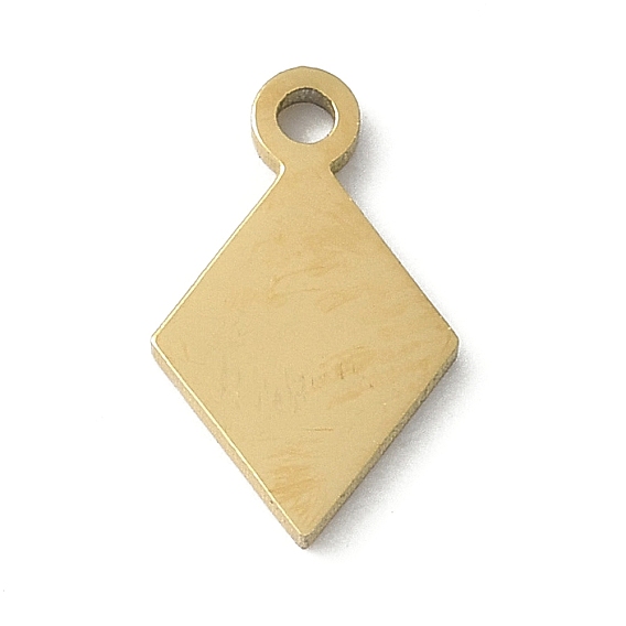 304 прелести нержавеющей стали, ромбовидный шарм, лазерная резка