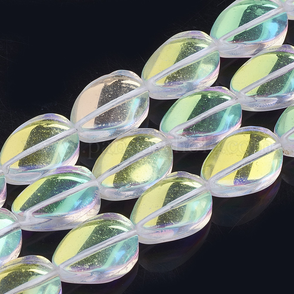 China Factory Synthetic Moonstone Beads Strands, Holographic Beads