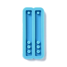 DIY Pendant Silicone Molds, for Earring Making, Resin Casting Molds, For UV Resin, Epoxy Resin Jewelry Making, Rectangle