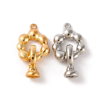 Латунь раз по сравнению с застежками, без кадмия, без никеля и без свинца, цветок