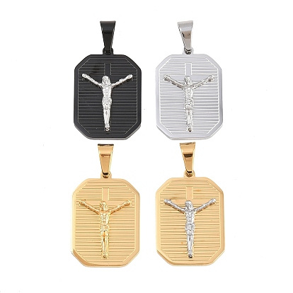 304 подвески из нержавеющей стали, восьмиугольные подвески в виде распятия