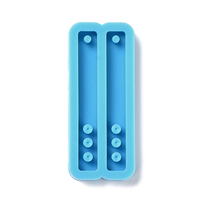 DIY Pendant Silicone Molds, for Earring Making, Resin Casting Molds, For UV Resin, Epoxy Resin Jewelry Making, Rectangle