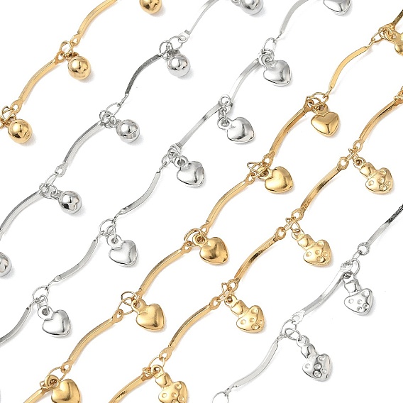 304 звеньевая цепь из нержавеющей стали с подвесками, пайки, с катушкой, ионное покрытие (ip)