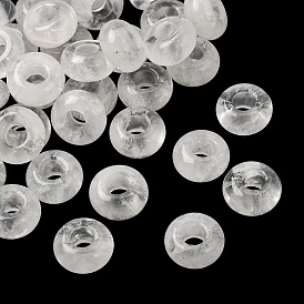 Драгоценный камень европейский бисер, рондель, 7~8x13~14 мм, отверстие : 5 мм