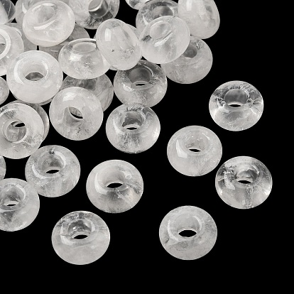 Драгоценный камень европейский бисер, рондель, 7~8x13~14 мм, отверстие : 5 мм