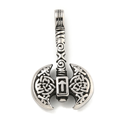 316 хирургические подвески из нержавеющей стали, амулет с топором викинга