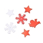 Christmas Theme Plastic Sequins Beads, Sewing Craft Decoration, Snowflake/Star/Angel
