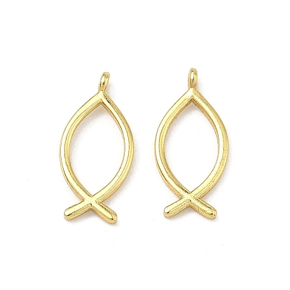 Латунные подвески, рыбы прелести, долговечный, стойки покрытие