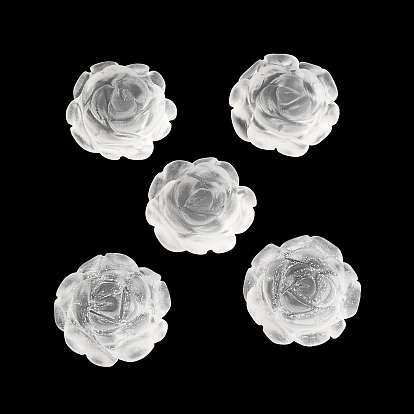 Стеклянные бусины, цветок