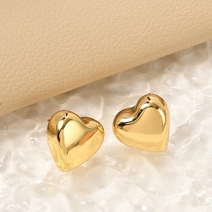 304 из нержавеющей стали серьги, сердце