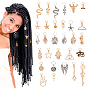 2Sets Alloy Pendants, for Dreadlock Accessories, Mixed Shapes