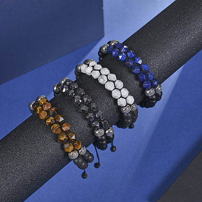 Double-layered Black Onyx Beaded Bracelet with Matte Finish - 8mm Stones