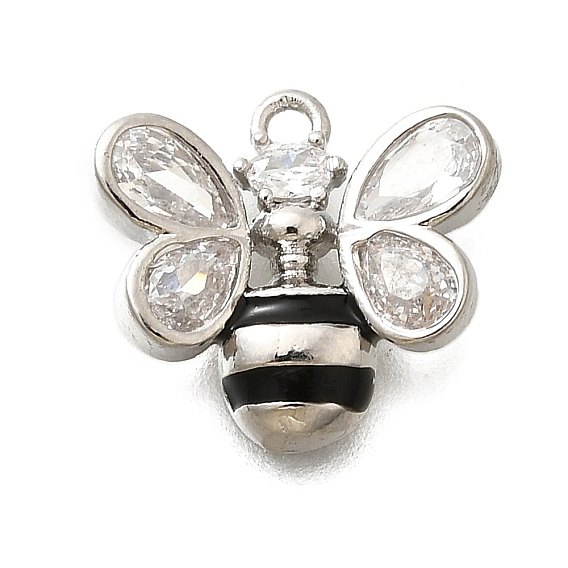 Латунные микро проложить кубического циркония подвески, подвески в виде пчел/отпечатков лап