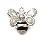 Латунные микро проложить кубического циркония подвески, подвески в виде пчел/отпечатков лап