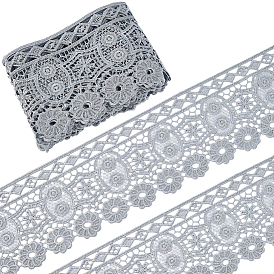 5 полиэфирная лента в ярдах, с вышитым кружевом