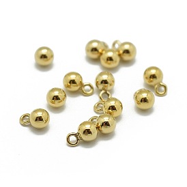Yellow Gold Filled Charms, 1/20 14K Gold Filled, Cadmium Free & Nickel Free & Lead Free, Ball