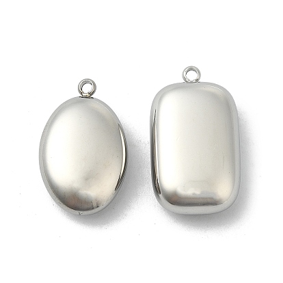 Антикоррозийные 304 подвески из нержавеющей стали, овальный и прямоугольный шарм