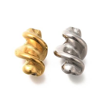 304 из нержавеющей стали бусы, твист