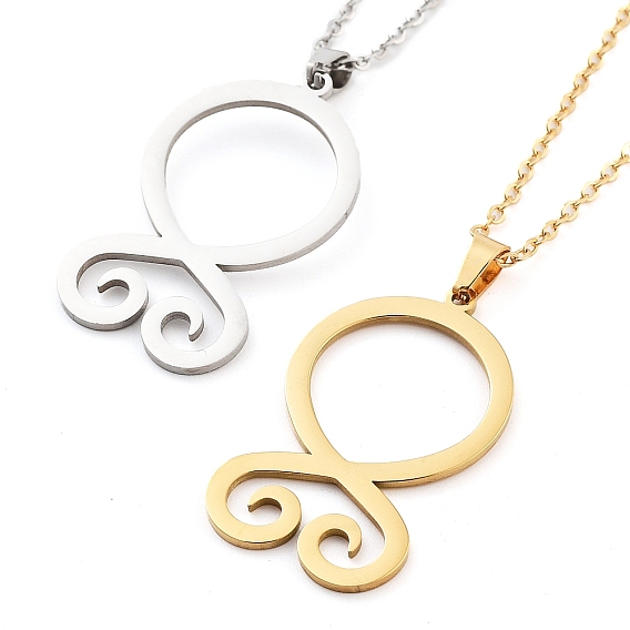 304 подвесные из нержавеющей стали ожерелья, кабельные цепи, тролль крест