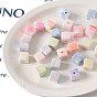 Transparent Acrylic Beads, Cube