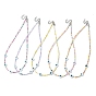 Lampwork Evil Eye & Glass Seed Beaded Necklaces