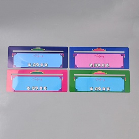 4шт. ПВХ маджонговый линейный искатель, прямоугольные