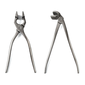 Плоскогубцы из хромированной стали, пресс для регулировки края кожи, для поделки из кожи