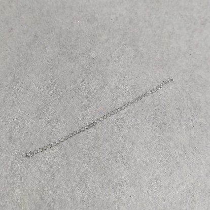 925 Extensor de cadena de eslabones de plata esterlina