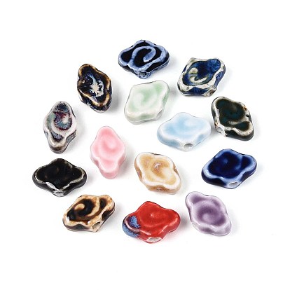 Фарфоровые бусины ручной работы, облако, фантазии античного стекла фарфора