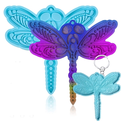 Подвески своими руками в силиконовой форме, формы для литья смолы, для уф-смолы, изготовление изделий из эпоксидной смолы, синие