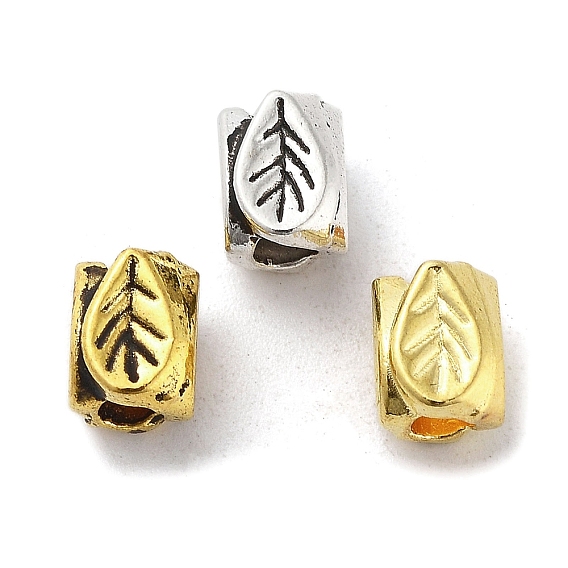 Сплавочные овальные бусины тибетского стиля , без кадмия и без свинца, лист