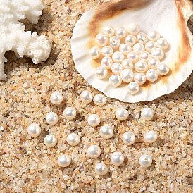 10шт. натуральные пресноводные жемчужные бусины, рис