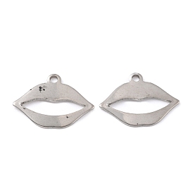 201 Stainless Steel Pendants, Lip