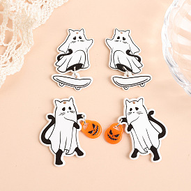 Halloween Printed Acrylic Pendants