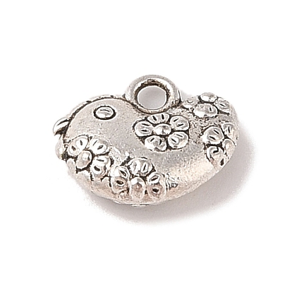 Tibetan Style Alloy Charms, Cadmium Free & Lead Free, Flower