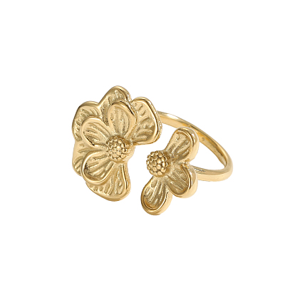 Манжеты из нержавеющей стали, ионное покрытие (ip), цветок