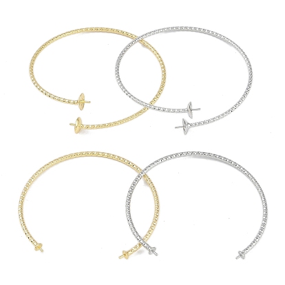 Изготовление латунного текстурированного открытого браслета-манжеты, за половину пробурено бисера