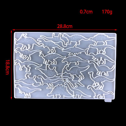 Rectangle Shape Keychain Molds Food Grade Silicone Molds, for UV Resin, Epoxy Resin Jewelry Making