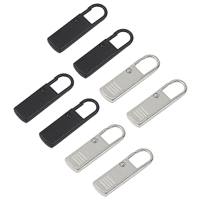 Zinc Alloy Replacement Zipper Pull Tabs, for Suitcase, Bag