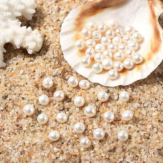 10шт. натуральные пресноводные жемчужные бусины, рис