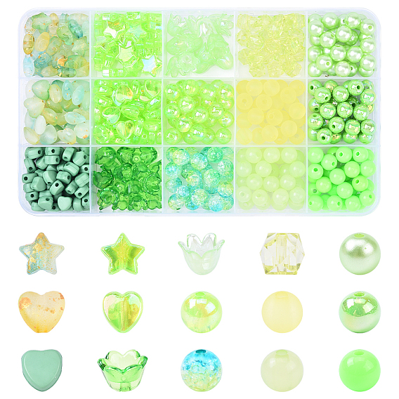 Наборы для поиска ювелирных изделий своими руками, в том числе акриловые бусины, колпачки для амулетов и бусин